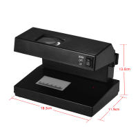 Detector De Billetes De Papel Portátil Para Escritorio Aibecy Máquina De Verificación De Dinero Soporta Ultravioleta / Marca De Agua Tester De Moneda - details 1
