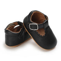 Zapatos Para Bebé Recién Nacidos Niñas Clásicos Corazón De Goma Antideslizante PU Vestido Primera Caminadora Zapatos De Cuna - details 48