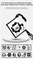 Libro De Tela Suave Para Bebé Juguete De Actividad Sensorial En Negro Y Blanco Alta Contraste Para Cunas Regalos Para Recién Nacidos De 0 a 12 Meses - details 13
