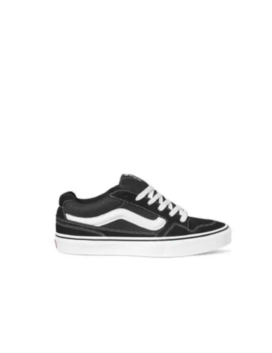 Zapatilla Vans Caldrone para Hombre en Negro y Blanco, Cómoda y Casual - 1