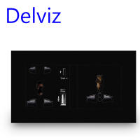 Delviz Enchufe De Tipo C 18W 4A Carga Rápida Inteligente Doble Enchufe Universal USB Salida De Poder Internacional 146mm*86mm Para Pared - details 2