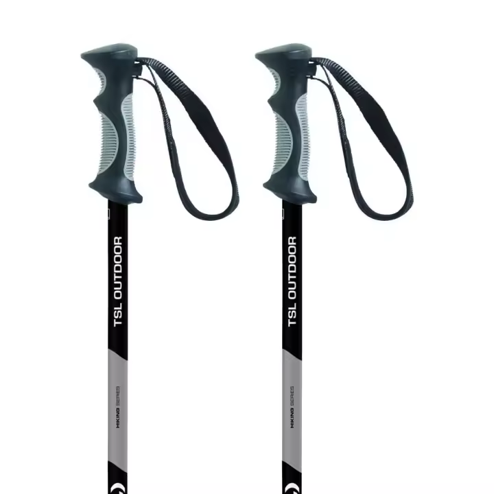 Tsl Outdoor Bastones Hiking Alu 3 Negro,Gris Unisex Adulto - 1