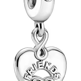 Charm colgante Pandora Amigos para Siempre 799294C01 plata,Incluye Caja Original - 1