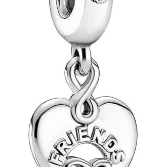 Charm colgante Pandora Amigos para Siempre 799294C01 plata,Incluye Caja Original，Incluye Caja Original - 1