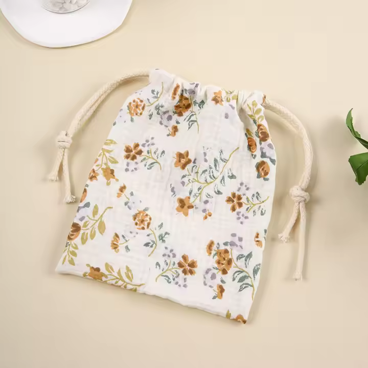 String Diaper Bag Cute Cartoon Print Baby Disposable Diaper Storage Bag Handbag Baby Boys Girls Bottle Trolley Hanging Bag New - 1