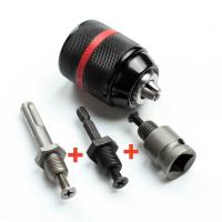 Chorro De Taladro Metálico Sin Llave 2-13mm Con Embozo Hexagonal Adaptador Rápido De Agarre Cuadrado Para Taladro Y Destornillador - details 4