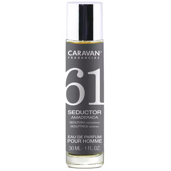 Caravan N61 Perfume de Hombre 30ml - Fragancia Masculina con Notas Frutales, Rosa y Canela - 1
