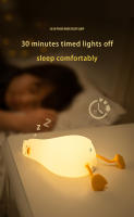 Lámpara De Noche LED Recargable En Forma De Pato De Silicona Para Niños Decoración De Habitación Luz Atmosférica Regalo De Cumpleaños - details 3