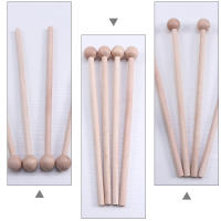 12 Pcs Palos De Batería De Madera Para Niños Cabeza Redonda Xylofón Mallets De Percusión Herramientas Musicales - details 6