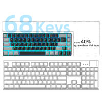 Teclado Mecánico Portátil MageGee 60% MK-Box Con Iluminación LED Compacto De 68 Teclas Para Oficina Y Juegos En Windows PC - details 4