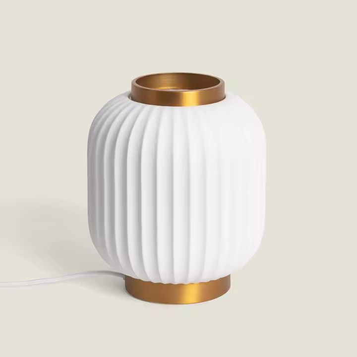 Lámpara de Mesa de Porcelana Irazu Jeko - 1