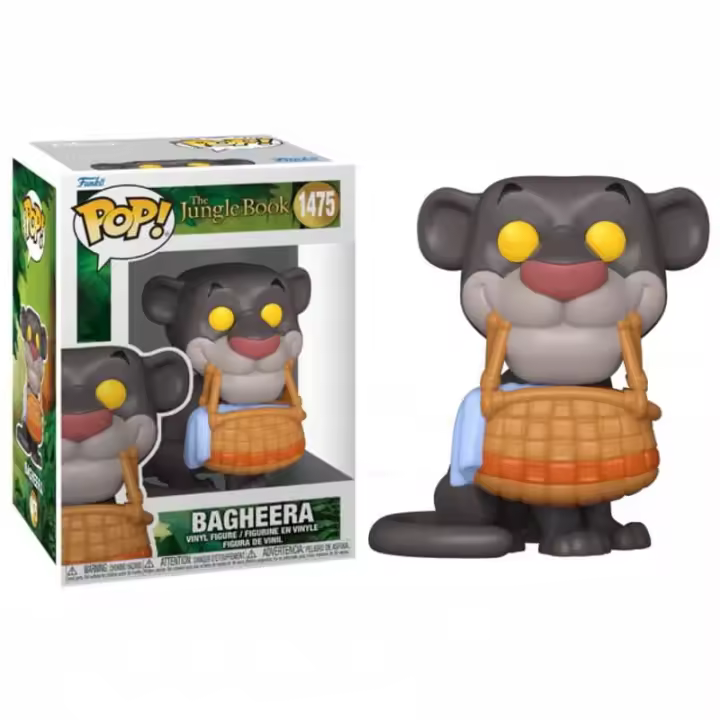 Funko Pop! Disney El Libro de la Selva (The Jungle Book), Bagheera with Basket 1475 - 1