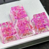 1pc Gypsophila Secas Flower Keycaps Para Teclados Mecánicos Accesorios Únicos Y Estilizados Para Computadoras - details 4