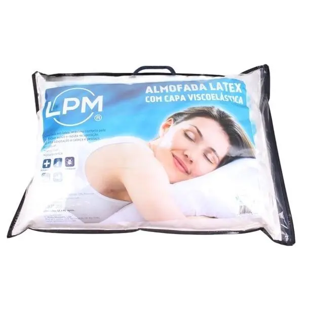 Almohada de Látex con Funda Viscoelástica | LPM (45x65 cm) - 1