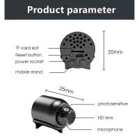 Cámara Mini X5 HD1080P Wireless WIFI Compacta Para Exterior Camping En Casa Con Función De Grabación Cíclica Sensor CCD - details 5