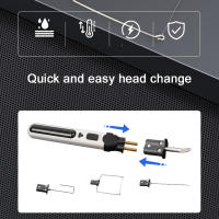 Cortador De Espuma Portátil Inalámbrico Multifuncional Herramienta De Corte De Poliestireno Set De Soldadura Electrónica DISEÑO DE Lápiz Grabador - details 0