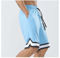 Shorts De Baloncesto Para Hombre Verano 2024 Cintura Elástica Calidad Superior 6 Colores Ropa Deportiva Entrenamiento - details 9