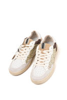 Lyla Wang Zapatillas doradas para mujer con lentejuelas y suela de goma Corina - details 1