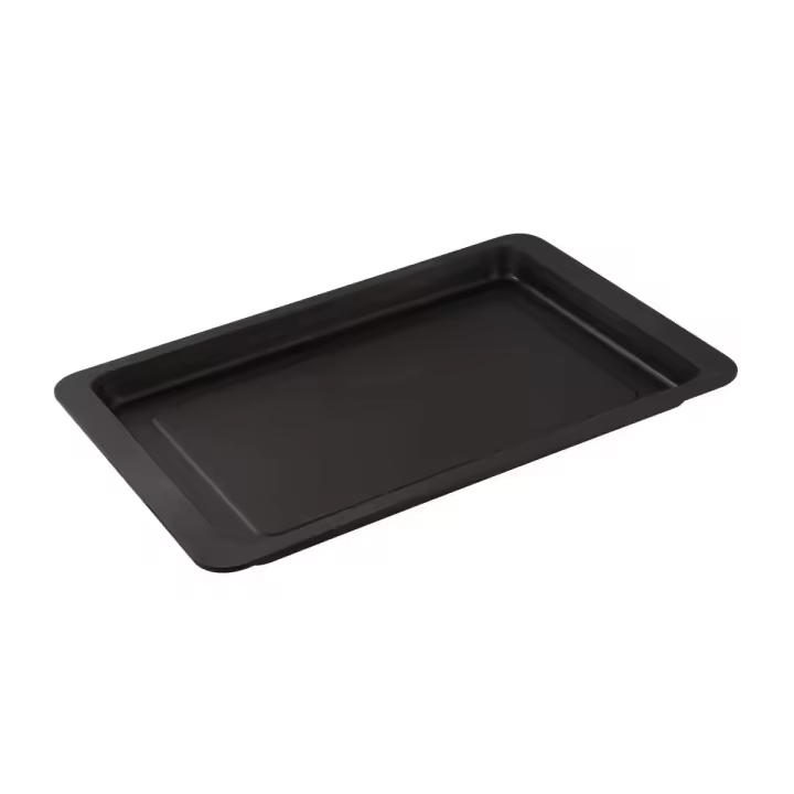 Zenker Bandeja Horno Universal Antiadherente de Acero con Revestimiento Teflon para Pizza, Brazo de Gitano, empanada, ga, Negro, 37 cm - 1