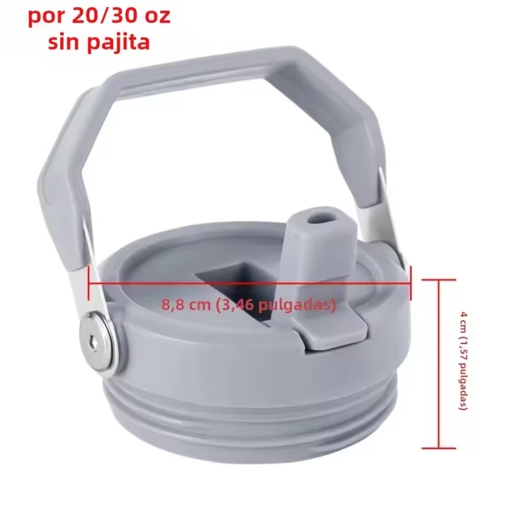 Tapa De Repuesto Antidesbordamiento Para Taza Stanley 20/30/40oz Con Manija Accesorios Para Copas De Agua Con Pajita - 1