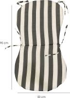 REINO MANSIDI Pack de 2 Cojines de Rayas con Respaldo para Silla Desenfundables y Ergonómicos - details 1