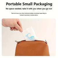 Cubierta De Asiento De Inodoro Desechable Individualmente Empaquetada Para Viajes Y Hoteles Protección Portátil De Papel No Tejido Color Blanco - details 6