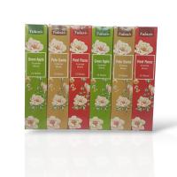 Incienso Natural Tulasi, Hecho en la India, 6 Cajas con 15 Sticks, 3 Aromas: Palo Santo, Rosa Roja y Manzana Verde + Quemador de Madera - details 2