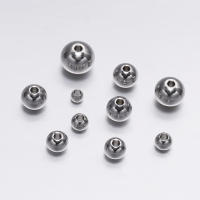 Talares De Acero Inoxidable Redondos Para Joyería Y Pulseras DIY Accesorios De Metal De 3/4/5/6/7/8MM Troqueles De Espaciador - details 1