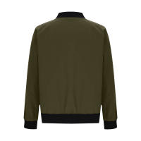 Chaqueta De Mujer Estilo Casual Trendy Bolero Ligera Y Delgada Con Cierre De Cremallera De Primavera Y Otoño Sólida Y Simple - details 4