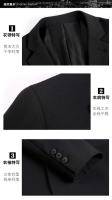 Traje De Novio Elegante Y Moderno Para Hombres Estilo Británico 2 Piezas Traje Slim Para Bodas Y Fiestas Con Chaqueta Y Pantalones - details 11
