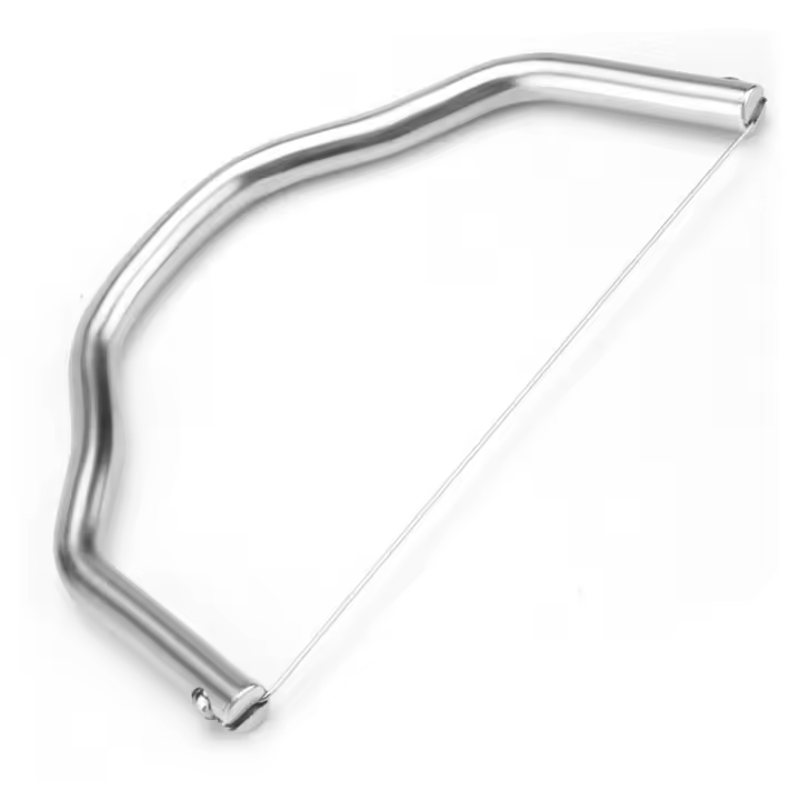 Leeseph Quesero Con Cinta De Acero Inoxidable Para Quesos Duros O Semi Duros Corte Rápido Herramienta De Cocina Duradera Color Plateado - 1