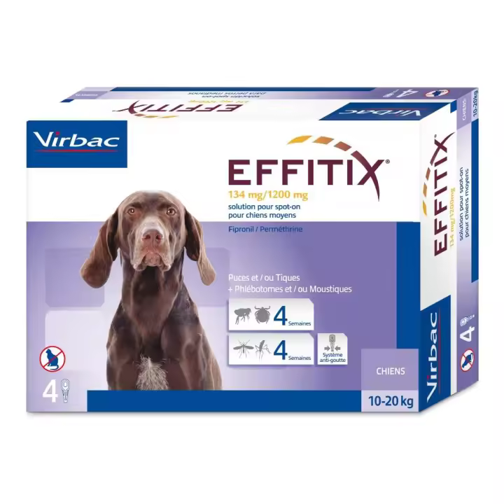 EFFITIX perro M (10-20kg) (4 pipetas) - 1