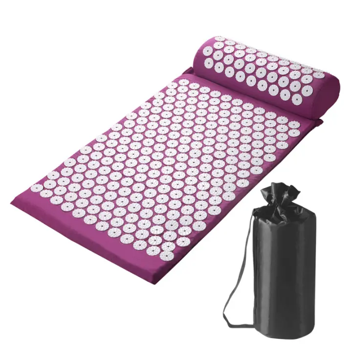 Massager Mat Shakti Mat Massage Yoga Mat Acupressure Relieve Stress Back Body Pain Spike Mat Acupuncture Massage Cushion  Yoga & Pilates Blocks - 1