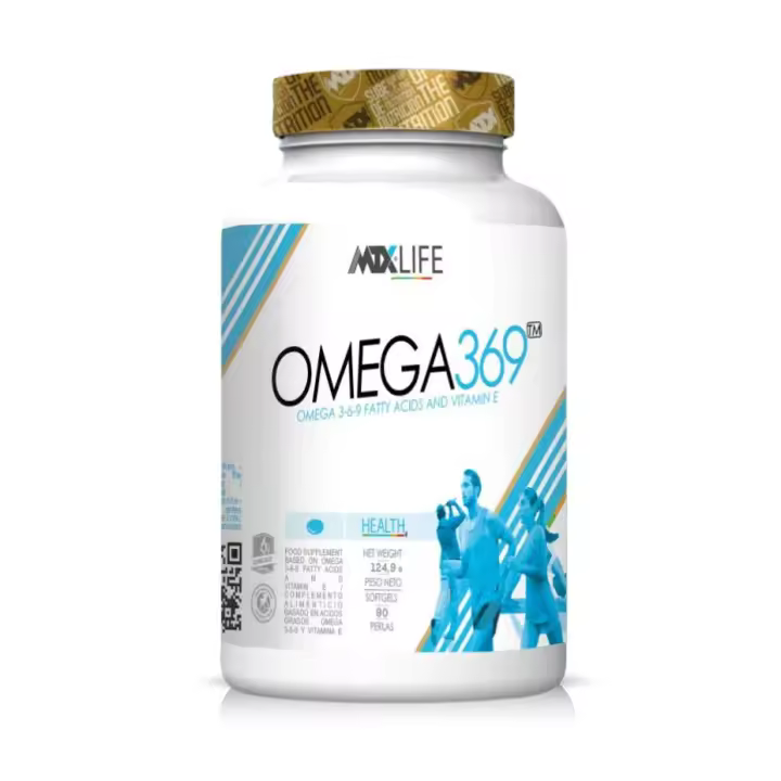 MTX nutrition Omega 3-6-9   [90 perlas] - Ácidos Grasos Esenciales Omega y vitamina E natural para adecuada gestión sobre lípidos y fluidez sanguínea - 1