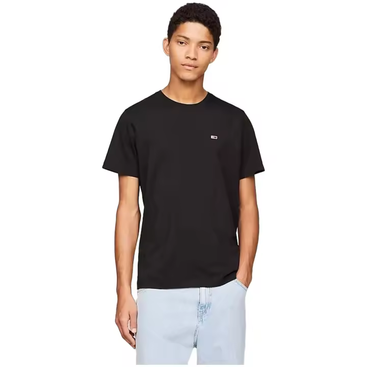 Camiseta de Manga Corta Tommy Hilfiger Classic para hombre en color negro - 1