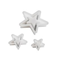 Molde De Estrella De Cinco Puntos En Resina Epoxy 3D Hueca Para Manualidades Y Decoración De Navidad Silicone Molde Para Hacer Regalos DIY - details 6