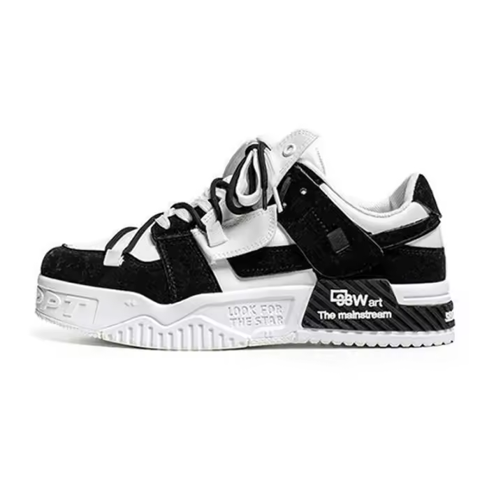 Zapatos De Deporte Casuales Para Estudiantes Antideslizantes Suela Gruesa Y Blanda Zapatillas De Moda Para Hombres Todo El Año - 1