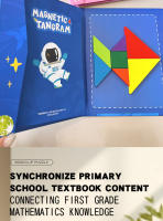 Rompecabezas 3D Magnético Geométrico Tangram Tablero De Madera Educativo Para Niños Juegos Montessori Desarrollo Cerebral - details 15
