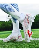 Botas de fútbol profesionales para hombres y niños, botas de fútbol para césped, zapatos de entrenamiento deportivo de fútbol para niños - details 1