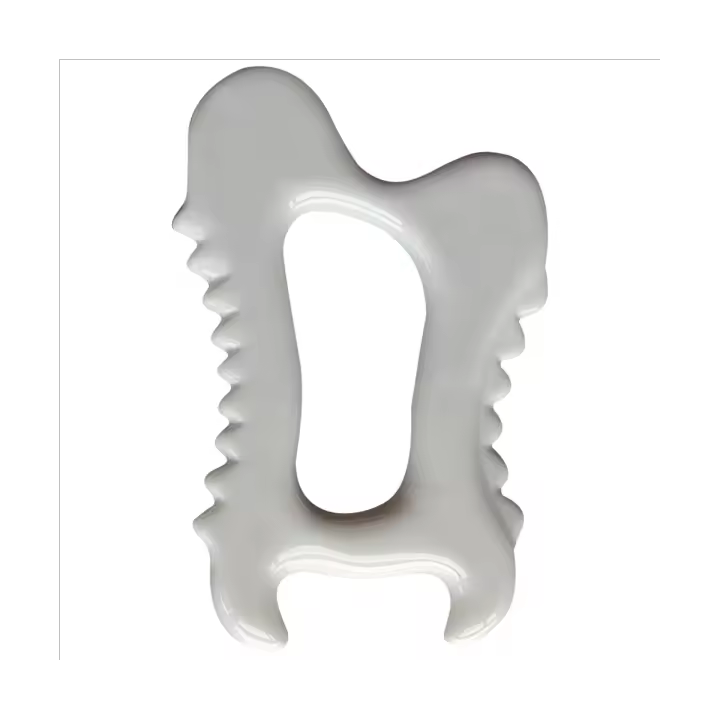 Masajeador Facial Guasha, tablero raspador de cerámica para estiramiento Facial, reduce la hinchazón, esculpir el cuerpo - 1