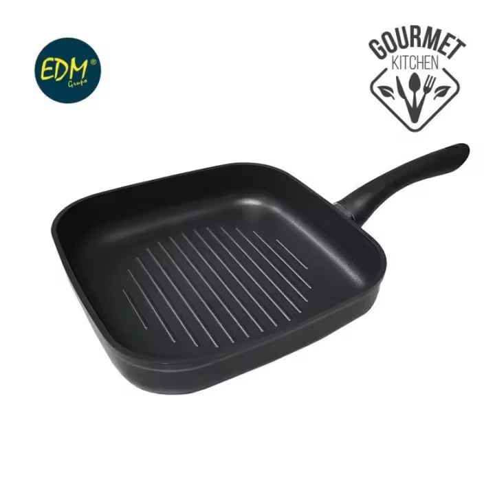 Parrilla Asadora 24x24x4,2cm - Utensilios de Cocina Especial - Gas EDM - 1