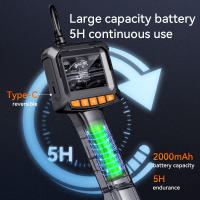 Cámara De Endoscopio Industrial 4.3" Con Lente Dual HD 1080P Inspección De Coche Cámara De Tubería Con LED IP67 Impermeable - details 14