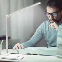 Lámpara Escritorio LED, Flexo de Escritorio (Cuidado Ocular, Puerto USB, 5 Modos,10 Niveles de Brillo,Temporizador de 30/60min, Función de Memoria) - details 5