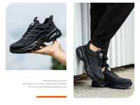 Zapatos De Seguridad Para Hombre Ligeros Y Protegentes Zapatillas De Trabajo Transpirables Antipinchazos Sin Metal En La Punta - details 4