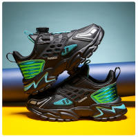 Zapatos Deportivos Casuales Para Niños Transpirables Primavera Otoño Moda Juvenil Zapatillas Con Cordones Y Hebilla Material Superior De Cuero Suela EVA - details 23