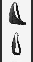 Bolso bandolera pequeño de piel con membrana para hombre, informal, ajustado, antirrobo, bolso de mano expandible para hombre - details 25