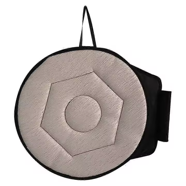 Cojín del asiento del eslabón giratorio del coche, conveniente para las mujeres mayores y embarazadas para conseguir en y del coche, cojín de asiento casero - 1