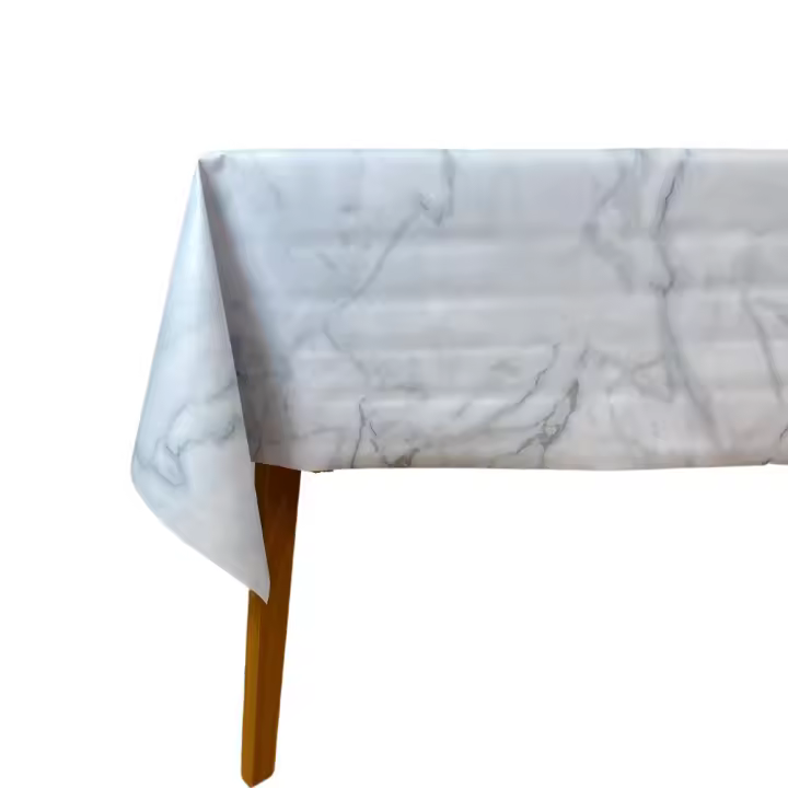 Mantel Hulehule Tex - Hule Composición 100% PVC Gran Durabilidad, Impermeable, Anti manchas De Fácil Limpieza - MARMOL - 1