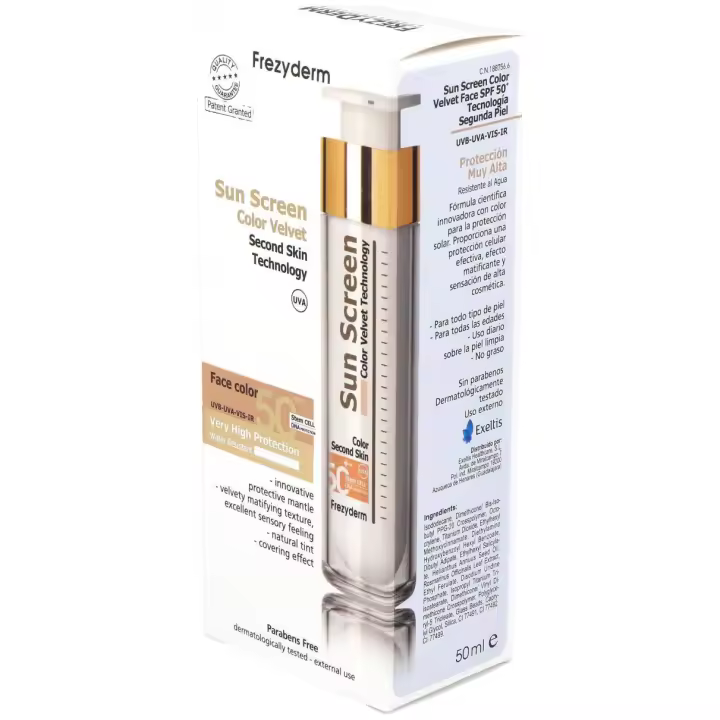 Sun Screen Color Velvet Spf 50+ Crema Solar 50Ml. - 1