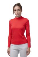 WAI 2 MARKET - Camiseta Interior Térmica para Mujer, Manga Larga, Cuello Alto, Ropa Interior de Invierno, 96% Poliéster 4% Elastano, Cálida y Suave, Colores Básicos (Blanco, Negro, Rojo, Beige), Confort y Estilo para Climas Fríos - details 1